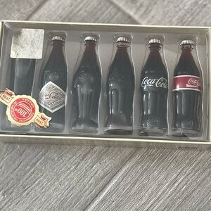 Vintage 100 Anniversary Coca Cola Miniature Bottle Set